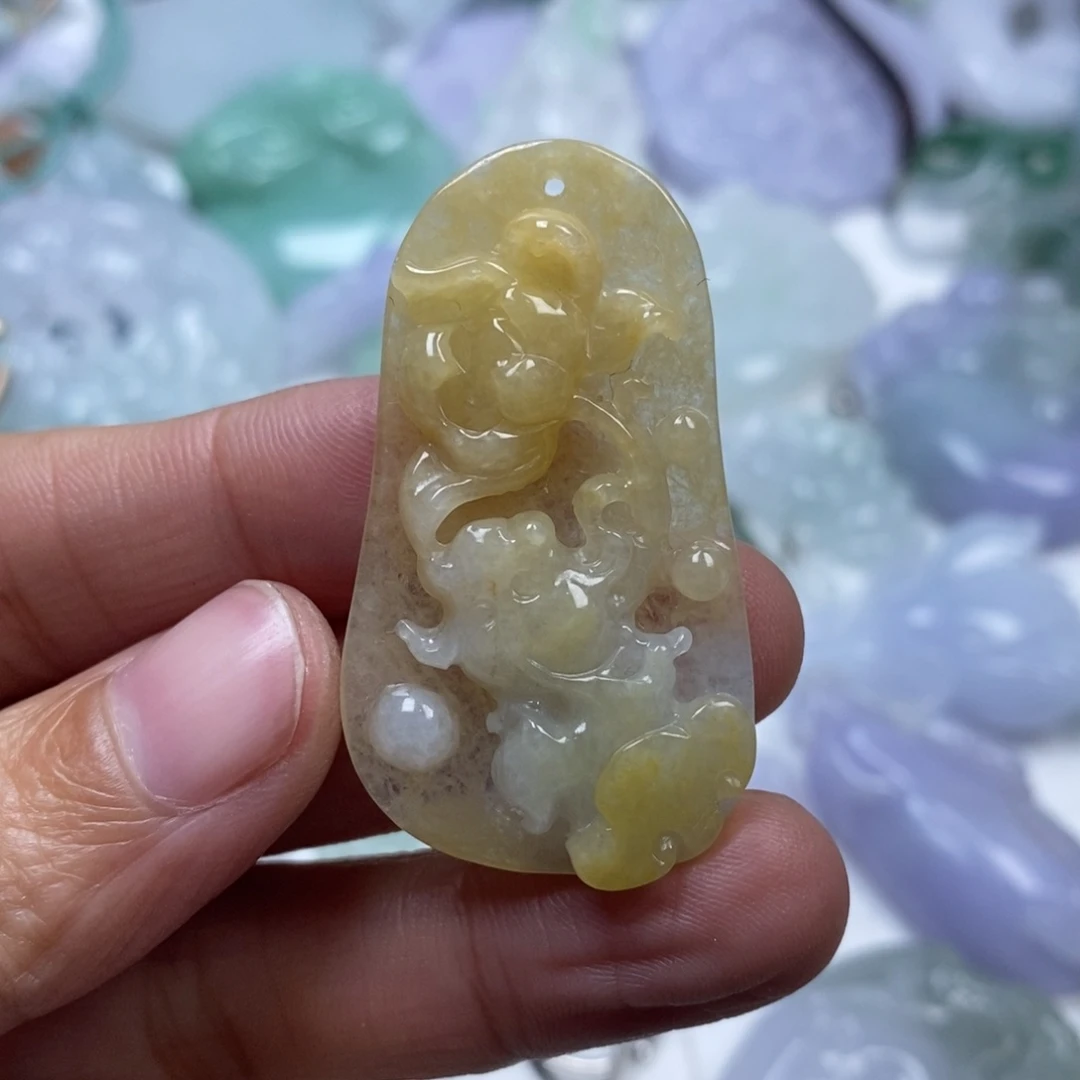 颈饰未镶嵌翡翠翡翠