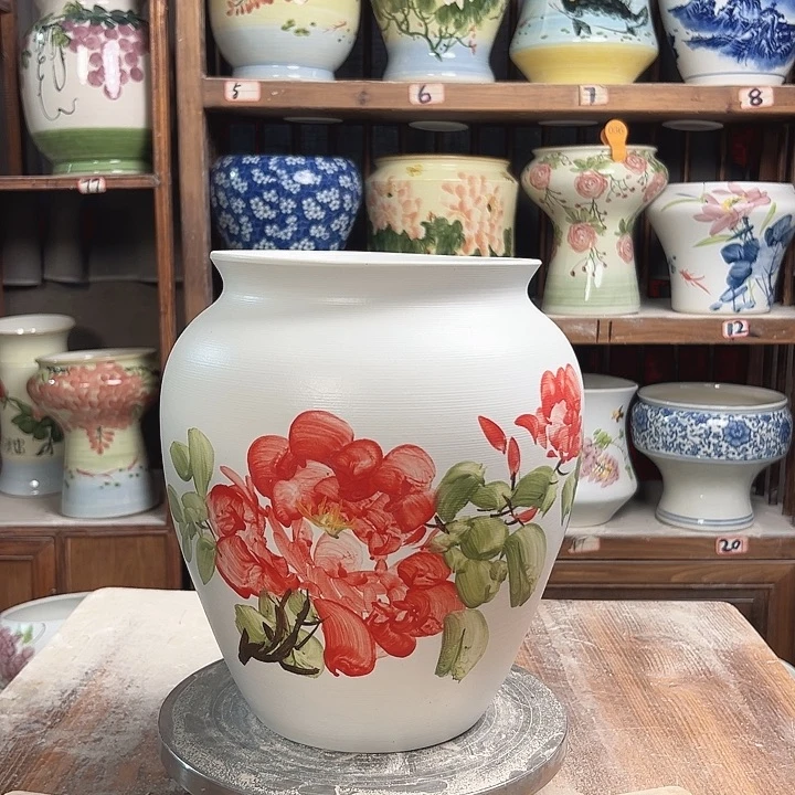 高26口18牡丹微瑕新款新款陶瓷陶瓷