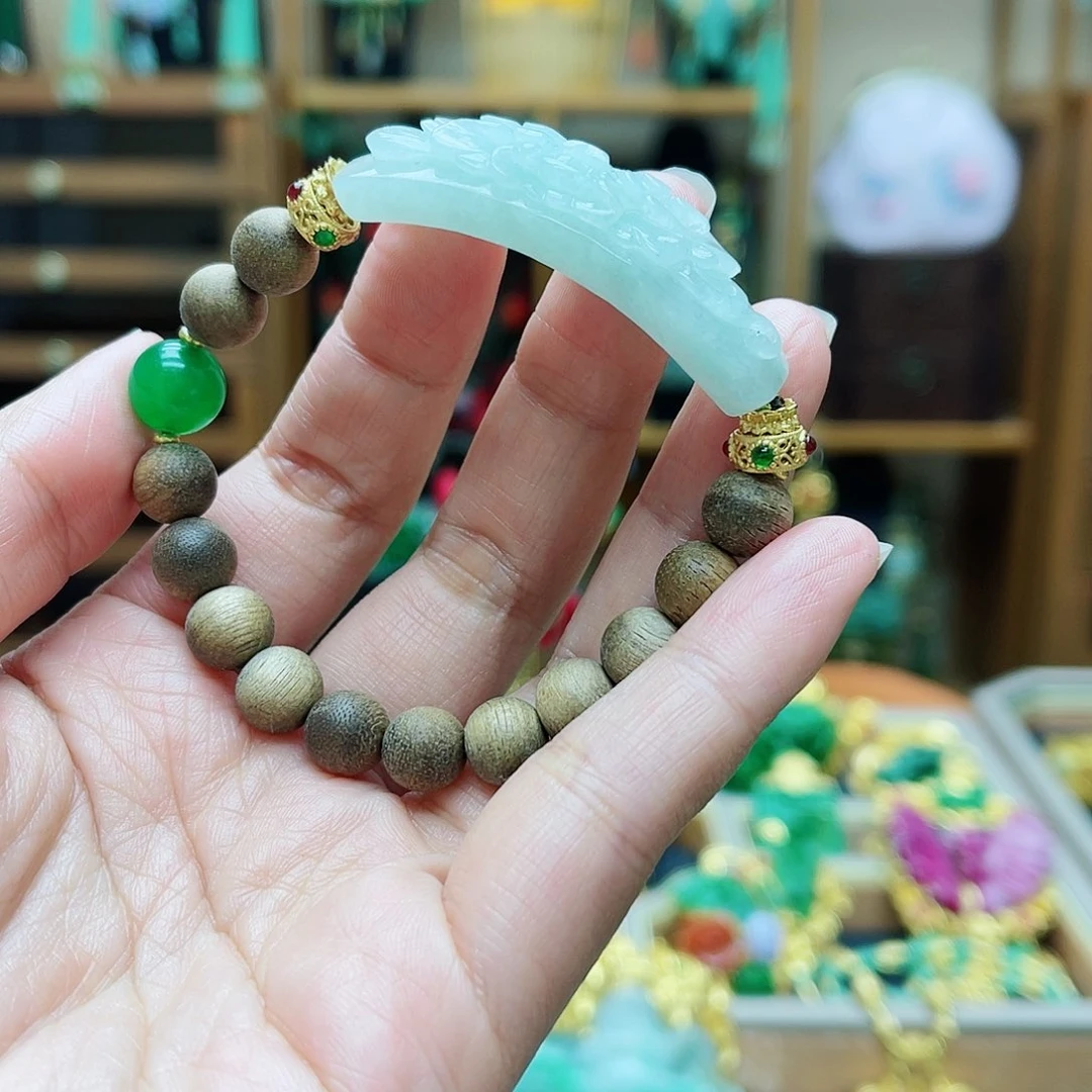 未镶嵌手链翡翠0鉴赏期