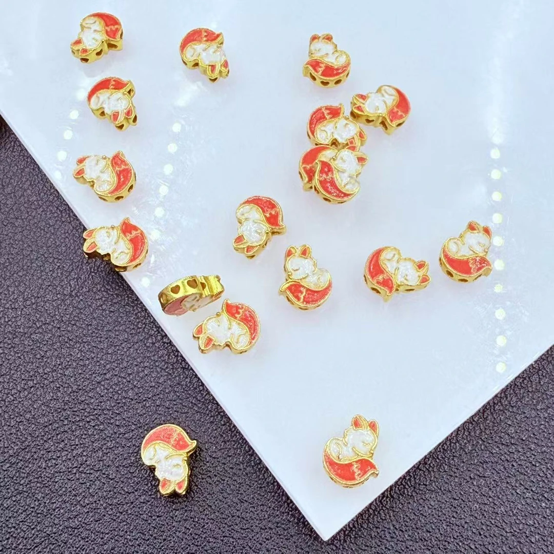 925银珐琅银制品 「戴琴珠宝」FR6013-银珐琅凤九配饰