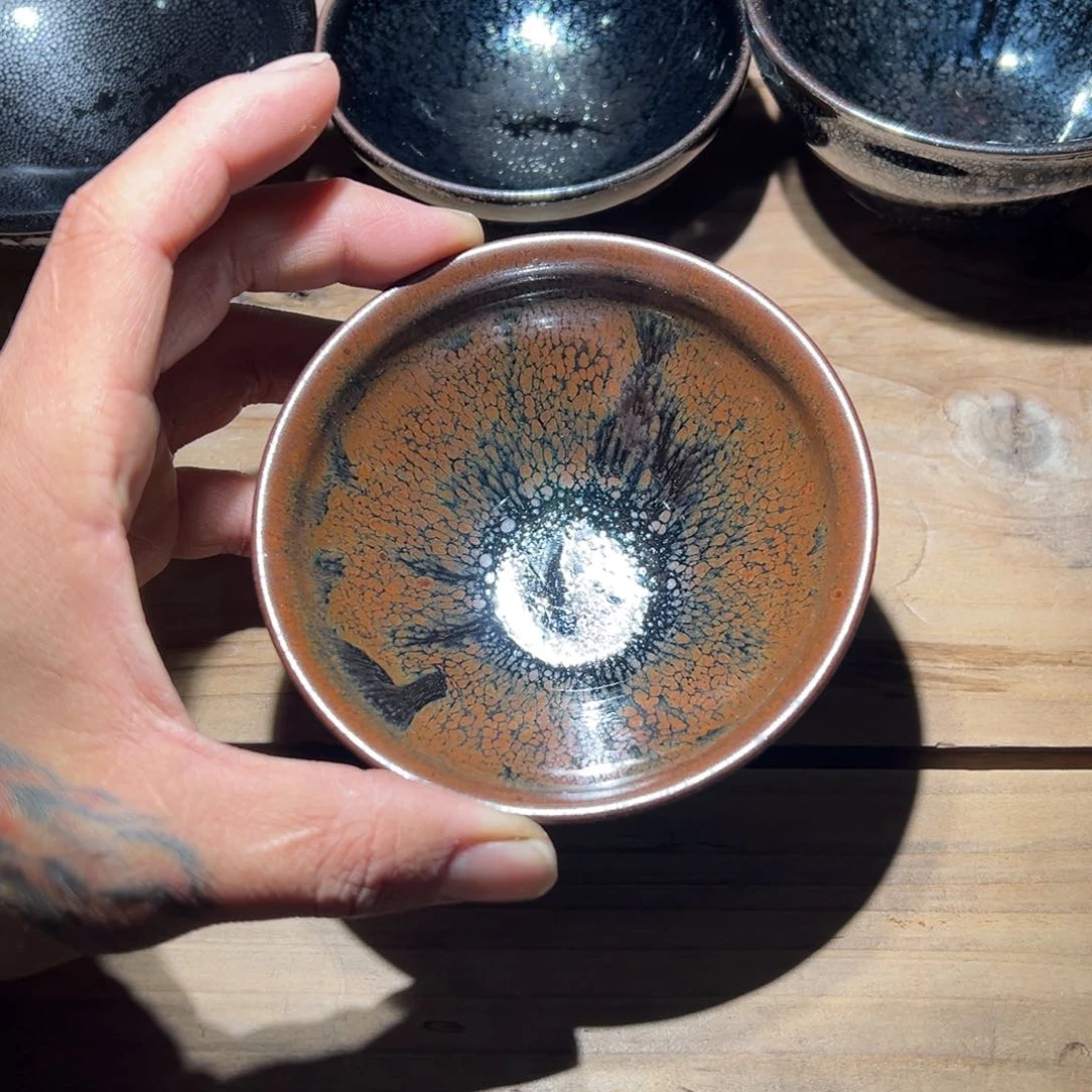 茶盏老木头柴烧建盏精选1