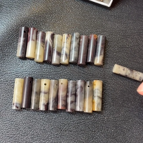 老****伊犁石印石20个0.8圆章