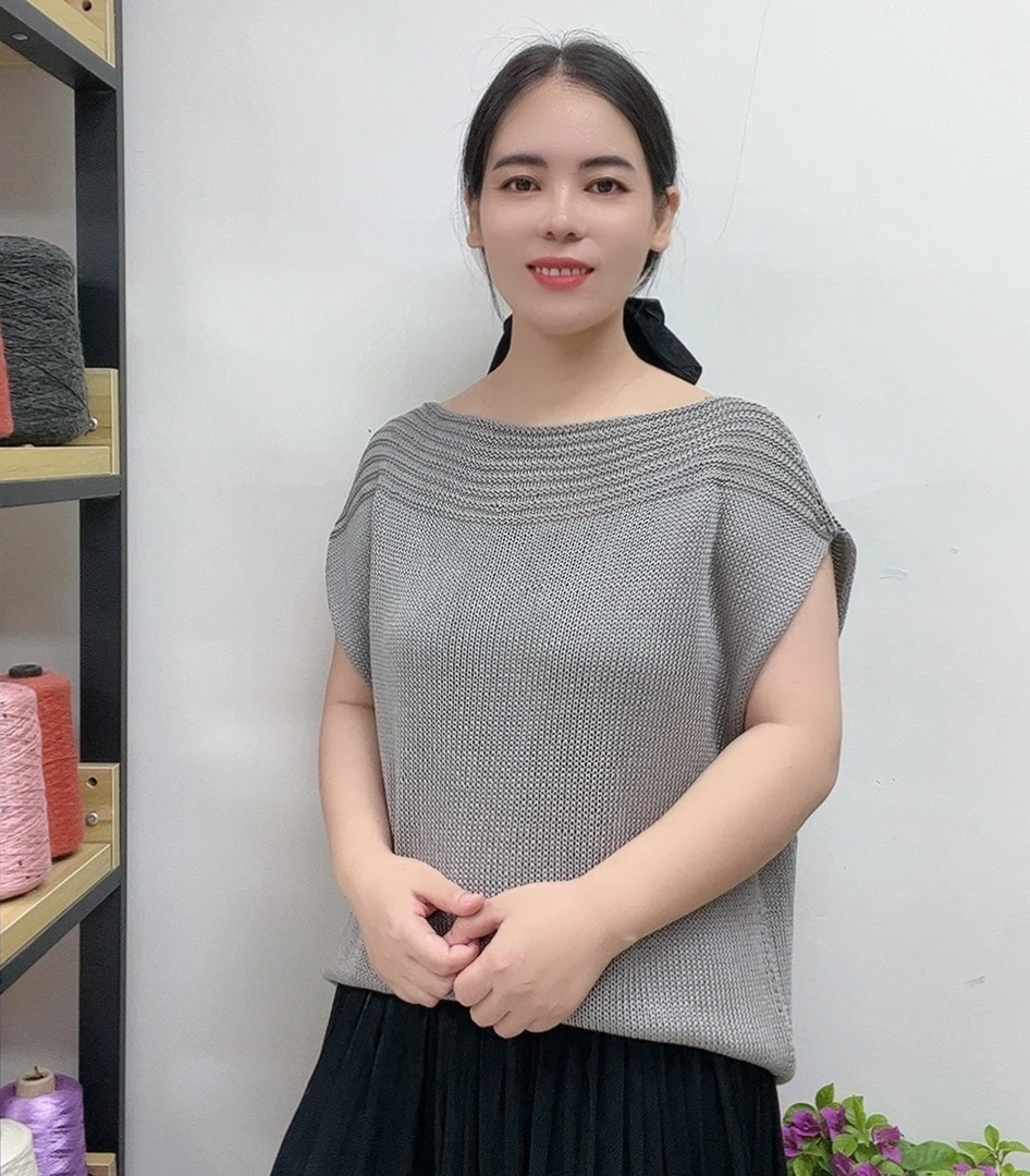 丁香款莱赛尔天丝线（50克）一两赠织针编织工具视频教程