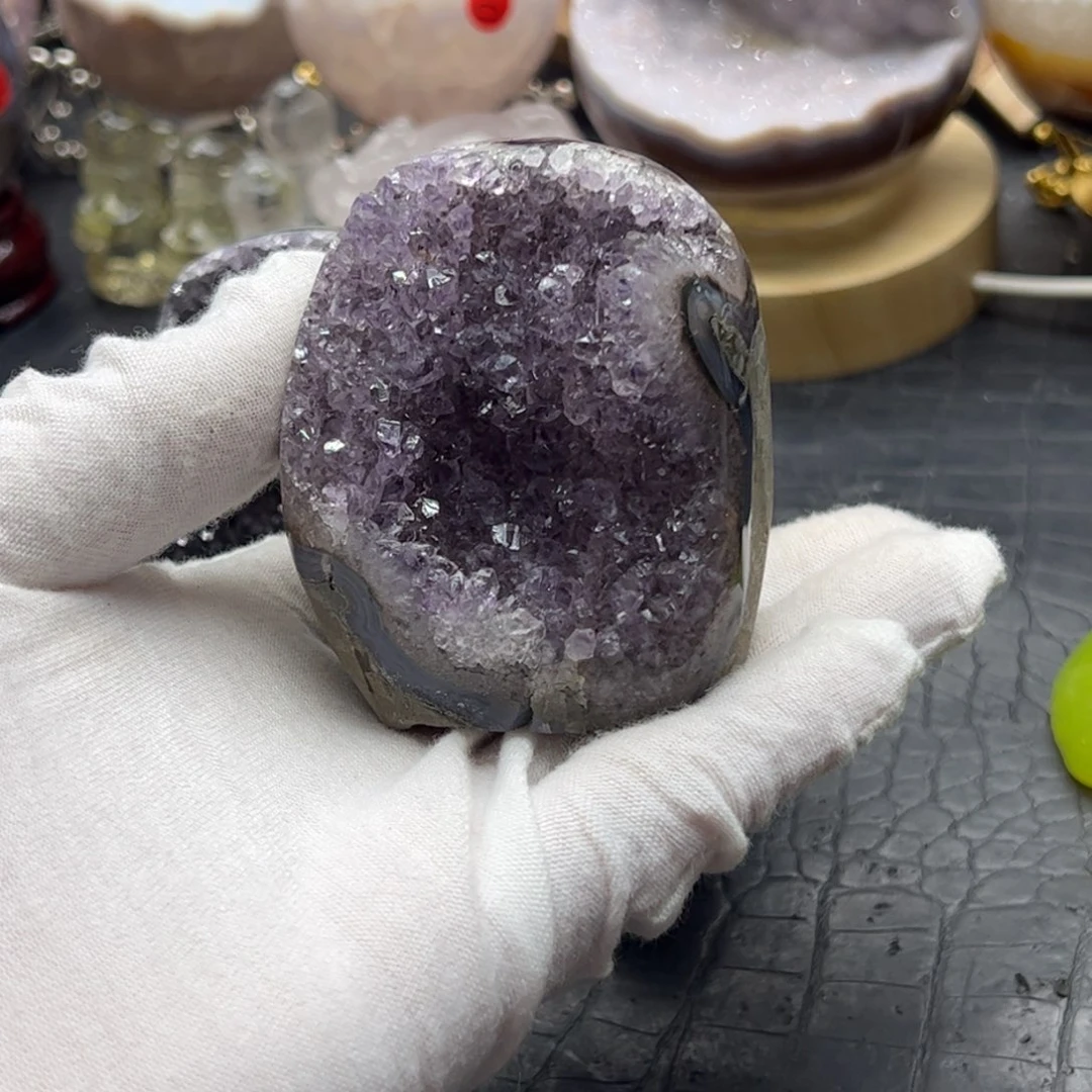 未镶嵌珠宝半成品水晶晶镇4
