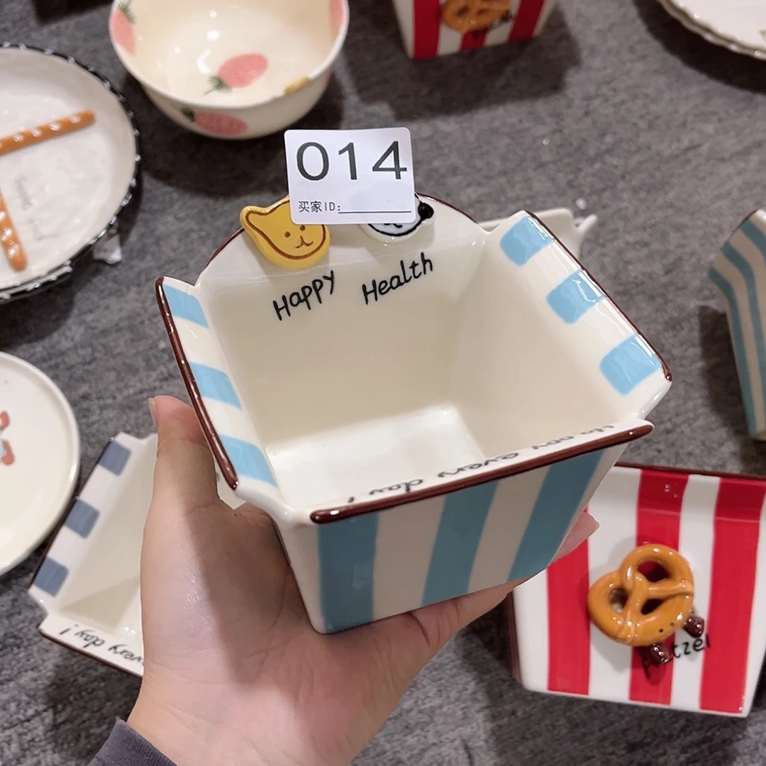小号薯条桶陶瓷餐具系列