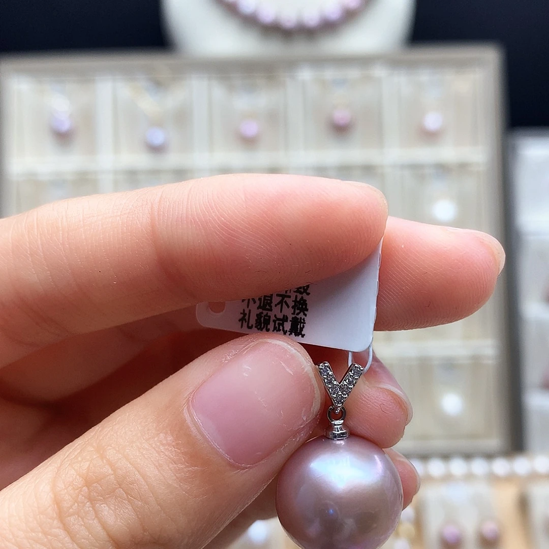 颈饰合金淡水珍珠