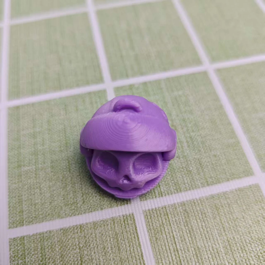 3d打印可爱小骷髅头挂坠个性潮玩摆件装饰礼物