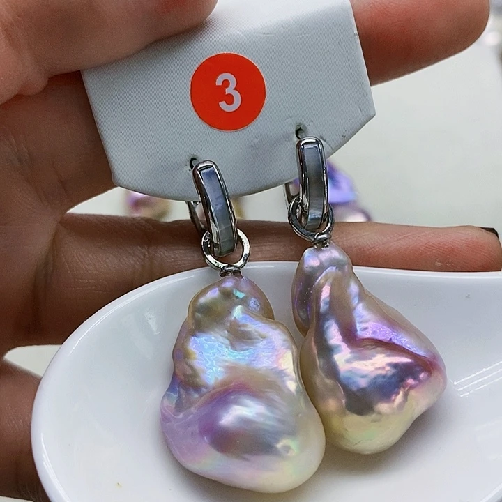 颈饰银S925镶嵌淡水珍珠