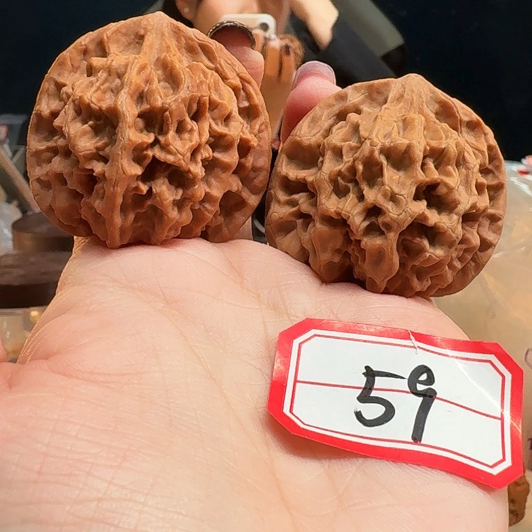 桃核吊坠野生秦闷42尺