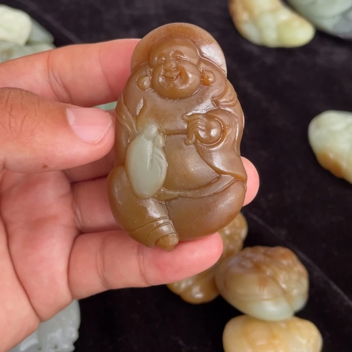 和田玉（糖玉）未镶嵌笔搁