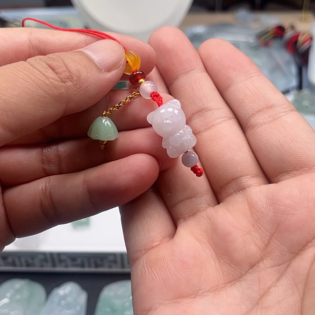 翡翠未镶嵌颈饰天然翡翠A货