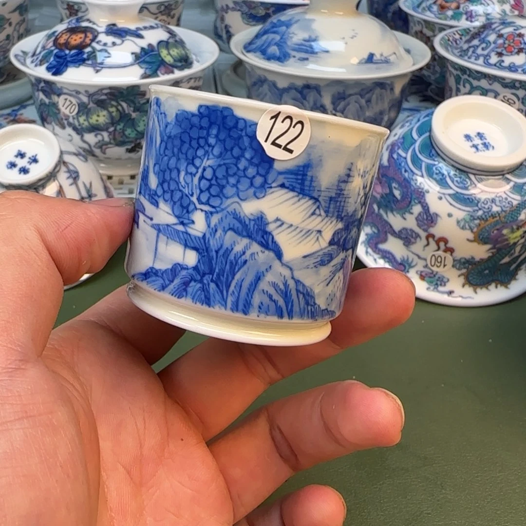 彦祖纯手工手绘茶具122