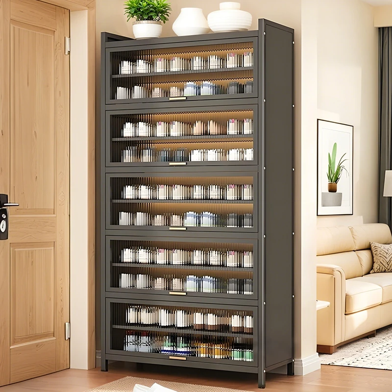 防尘鞋柜家用门口2025年新款收纳柜大容量门口网红鞋柜室内