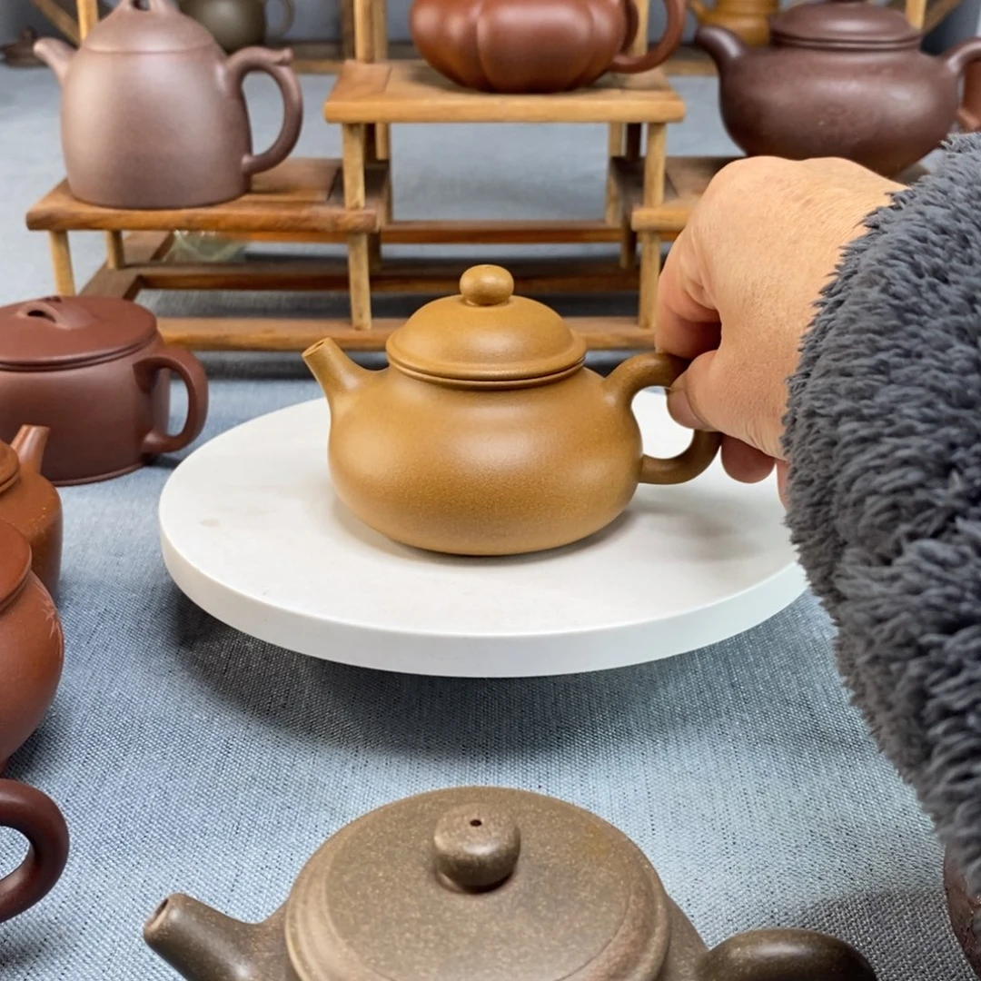 紫砂茶壶全手工容天