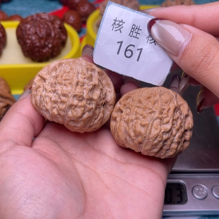 文玩核桃把件南瓜墩42.161