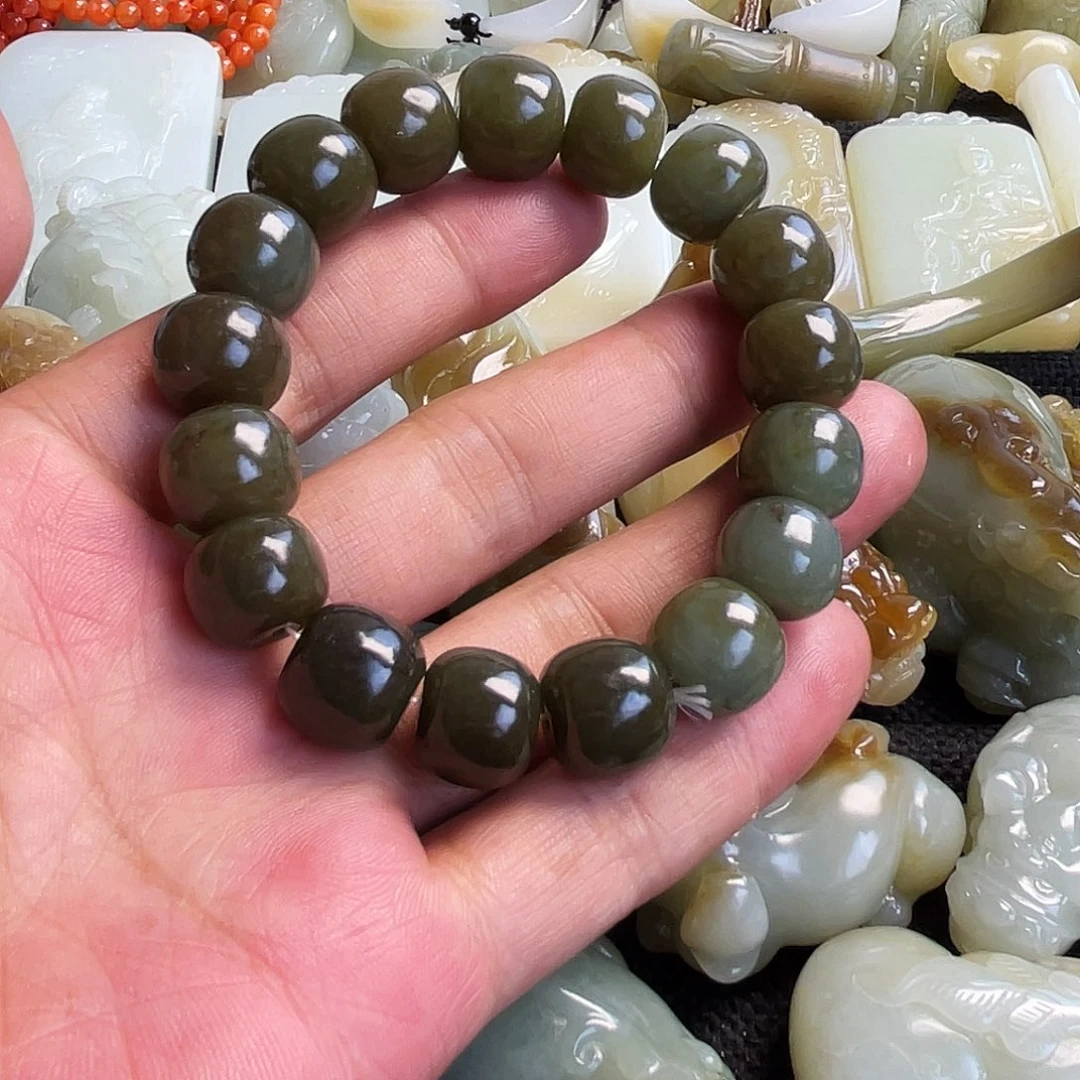 轮***哥手链未镶嵌和田玉