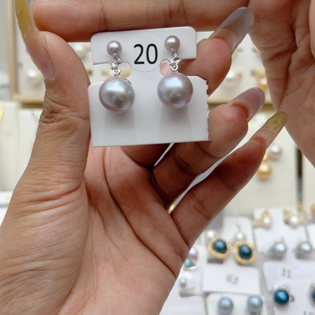 戒指合金淡水珍珠柠***萌