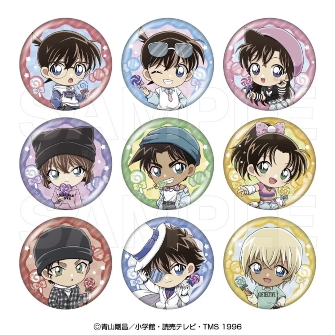 【七崽】名侦探柯南棒棒糖QQR 明信片吧唧盲盒产品