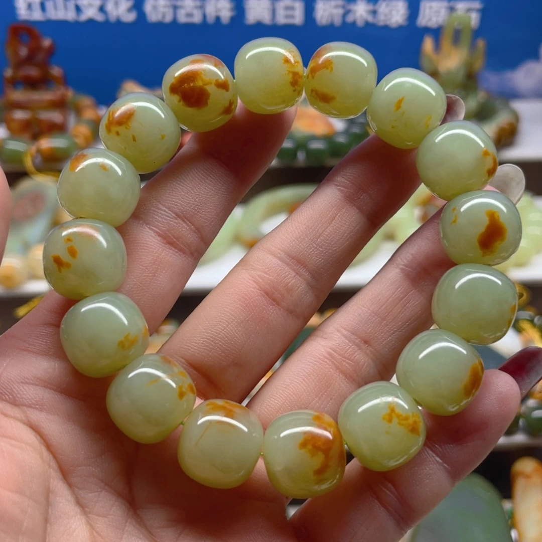 透闪石质玉未镶嵌手串