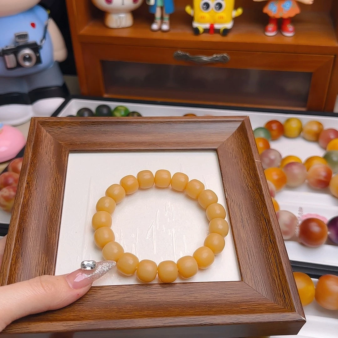 菩提根/象牙果手串卡12干磨落地果