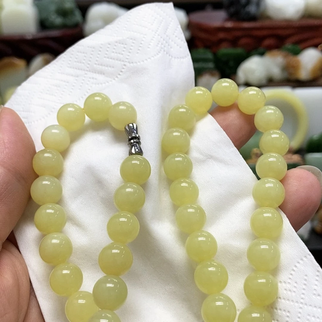 【闪购商品】和田玉手链未镶嵌四*草