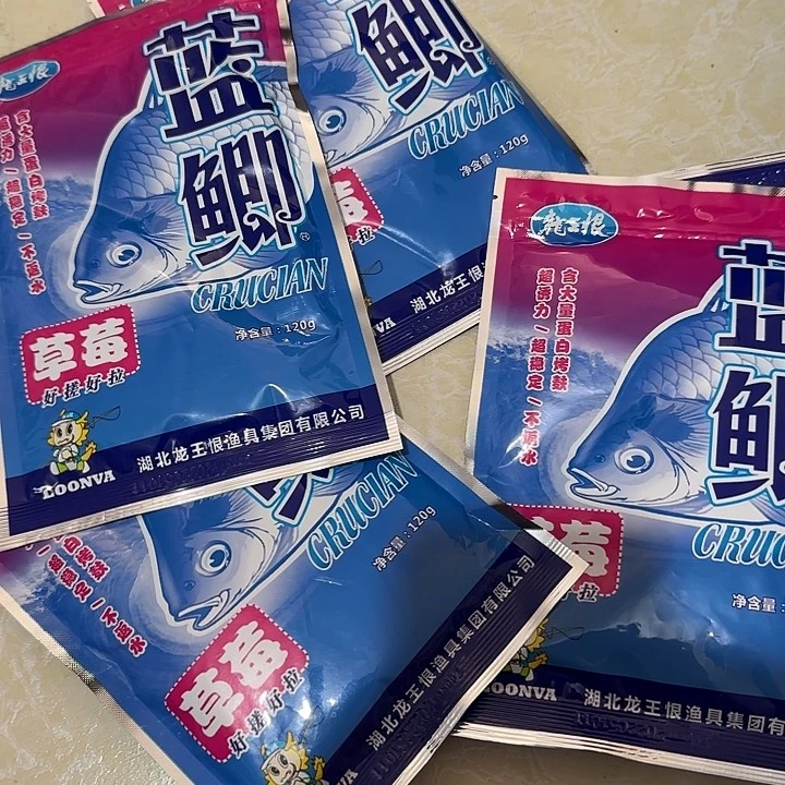蓝鲫鱼草莓味5包…