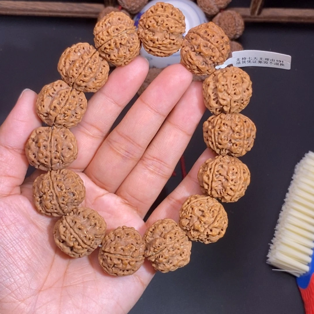 金刚菩提手串五星蜂窝双龙23mm