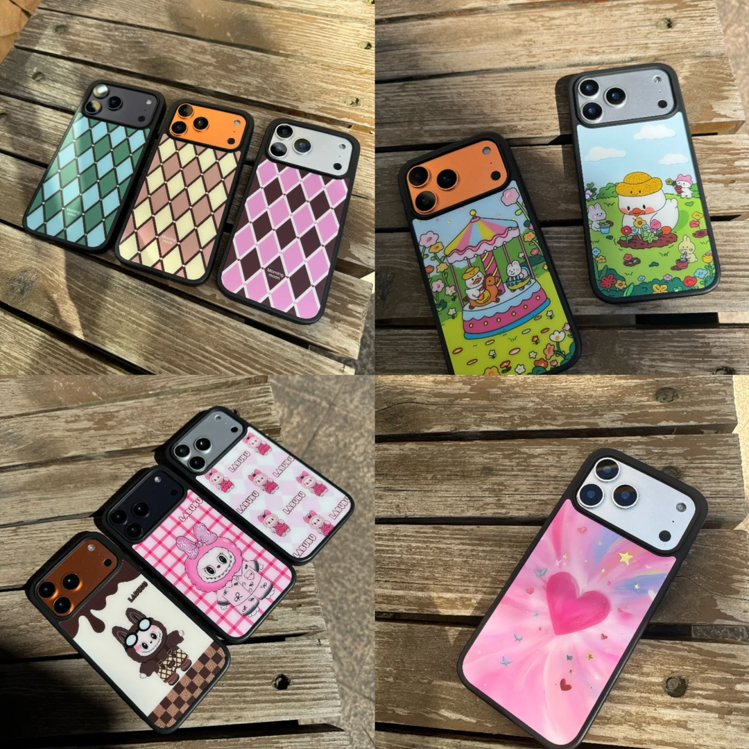 正版ip鎏金工艺磁吸手机壳适用于苹果17/16/15/14可爱ins简约创意