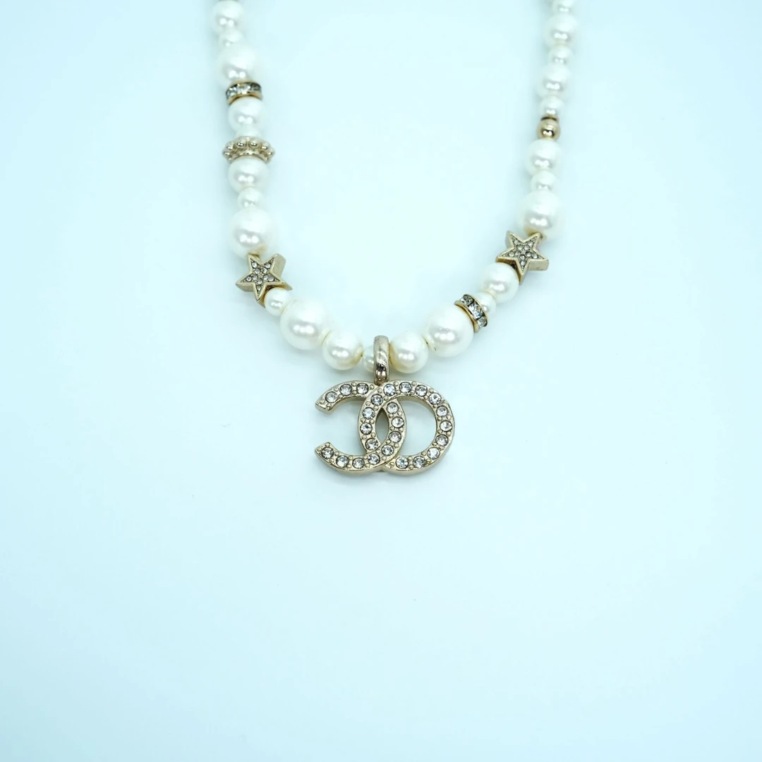 铜合金项链 9-9176（40+9cm）时尚气质百搭项链小香风新款小众气质