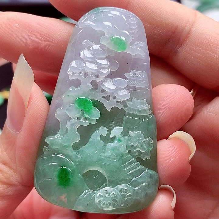 颈饰未镶嵌翡翠翡翠