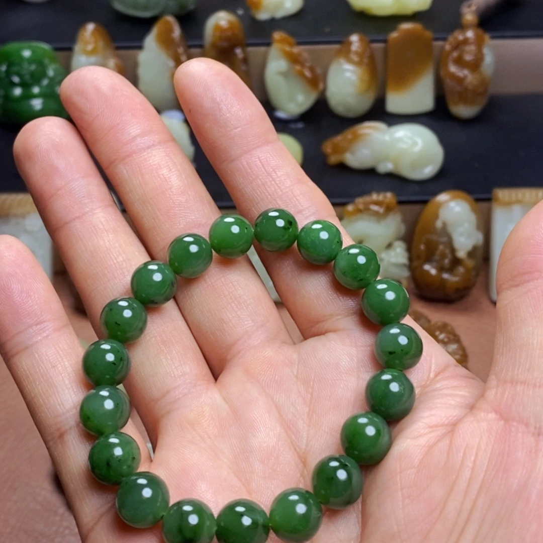 和田玉未镶嵌吊坠(不含链)