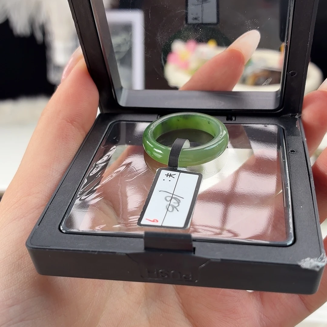 乐***李和田玉（糖玉）未镶嵌戒指r6碧玉乌兰海19.8