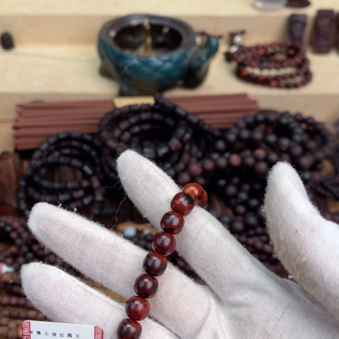 降真香其他08海南红降老型虫漏单圈