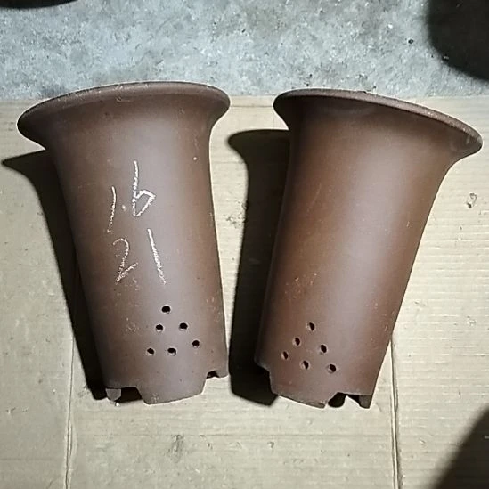 紫砂小号兰花紫泥两个