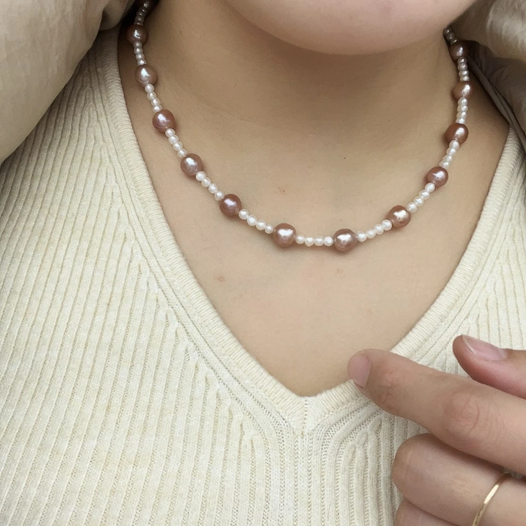 淡水珍珠颈饰未镶嵌