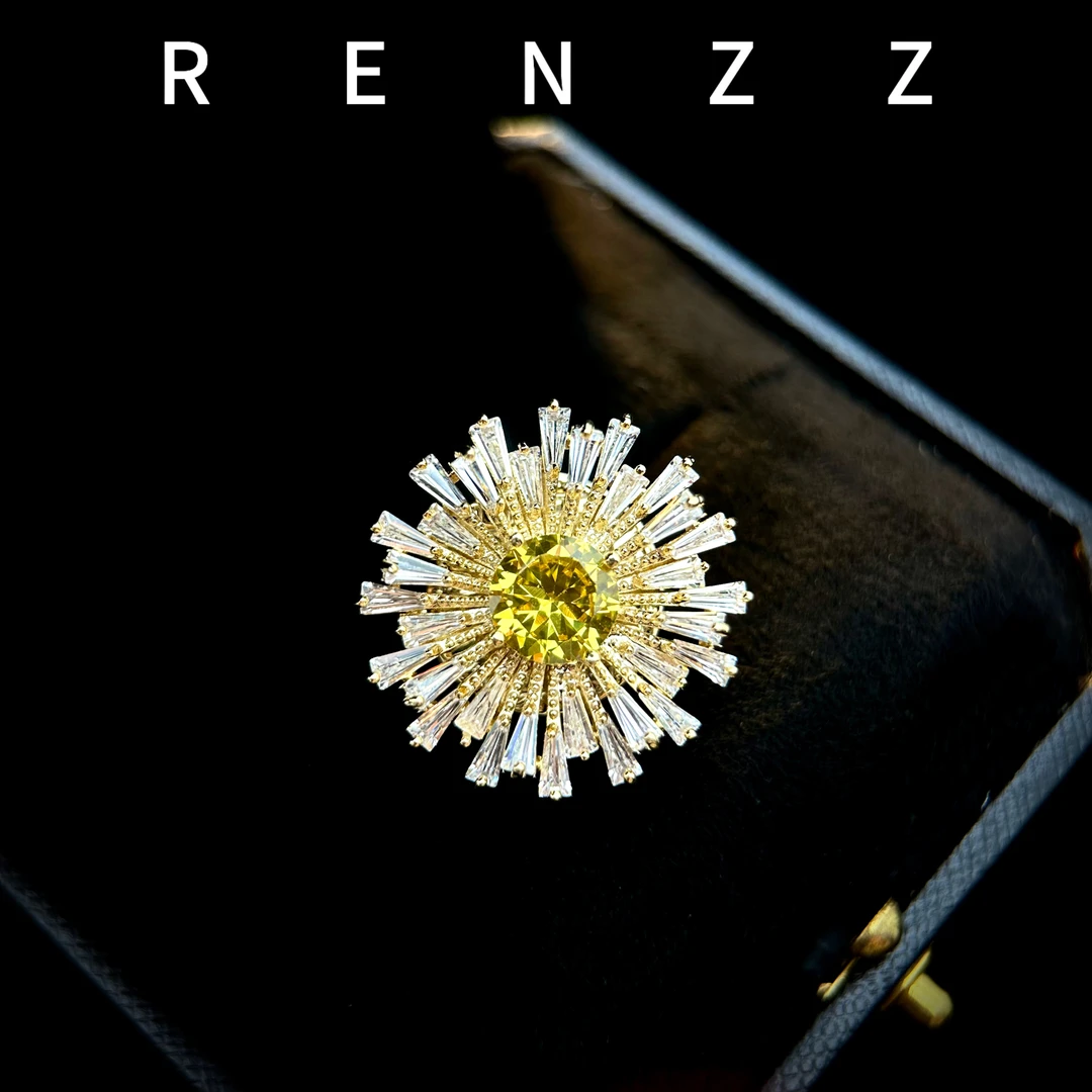 1056黄色蒲公英磁吸扣