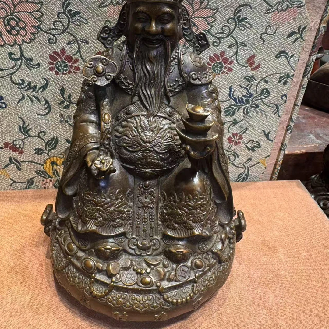 【闪购链接】铜大财神摆件