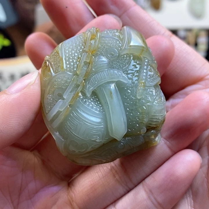 颈饰未镶嵌和田玉34