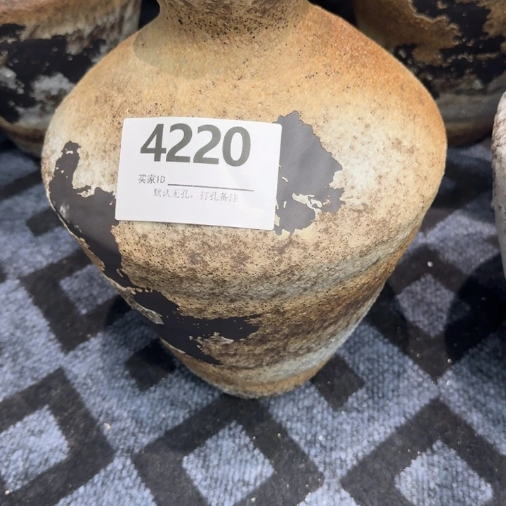 南****瓷片景德镇高温花器编码4220高33口6默认无孔