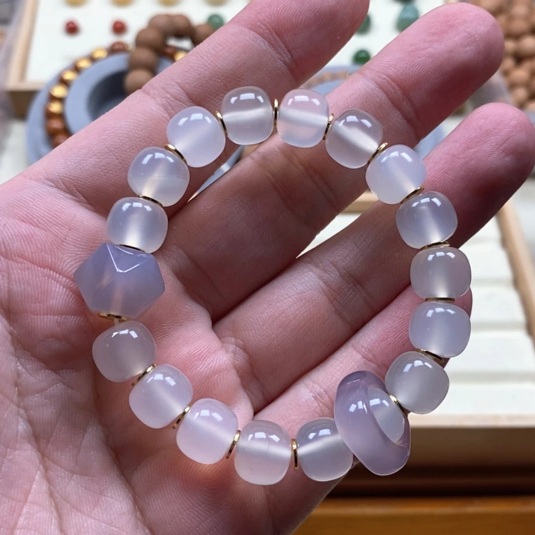 玛瑙/玉髓手链合金*️****