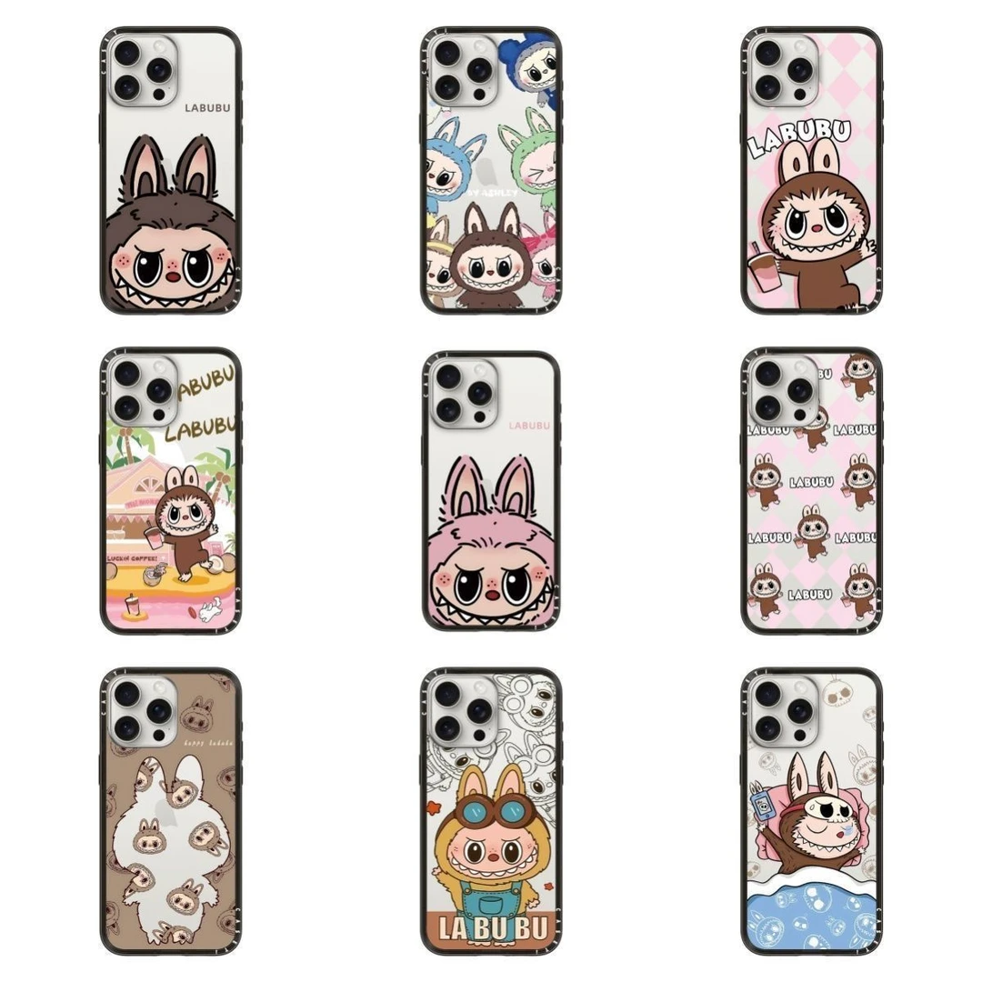Labubu拉布布iPhone16ProMax手机壳苹果15pro防摔保护套网红卡通