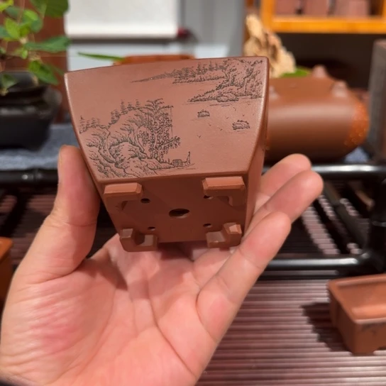 B***洋花盆紫砂原矿紫泥