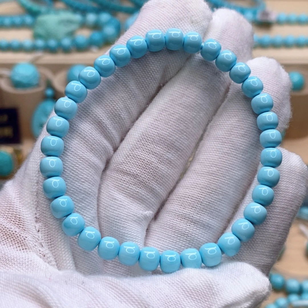 绿松石未镶嵌珠宝奇石5.5mm