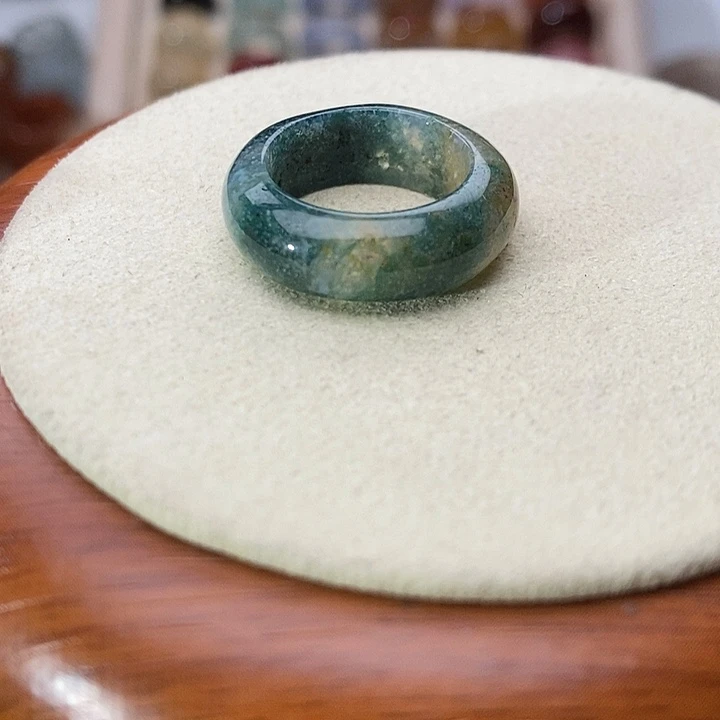 玛瑙/玉髓未镶嵌戒指A50不退换港11内径16.1