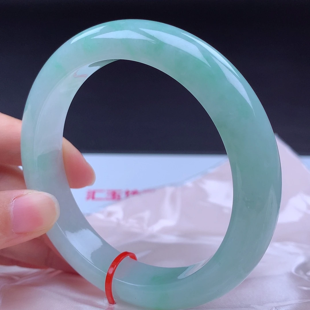 翡翠未镶嵌手镯60.6圈002027