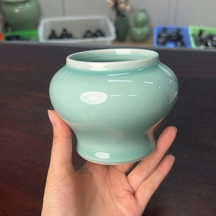 龙泉云间青瓷小米茶器