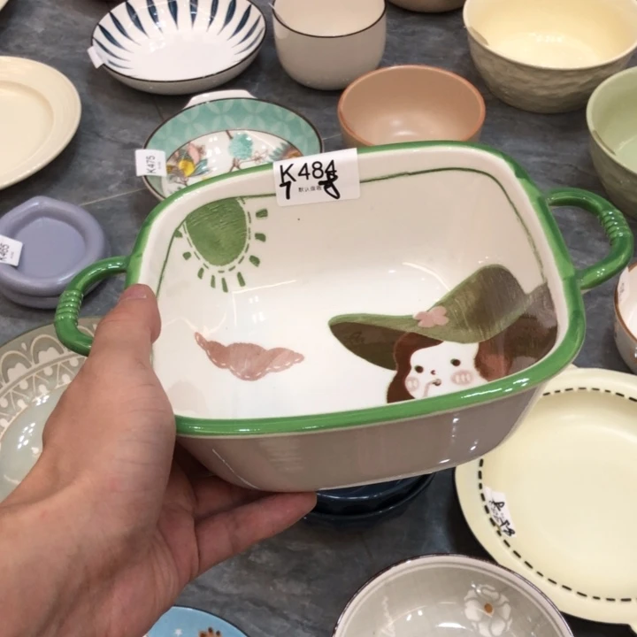 陶瓷微瑕盘碗碟介意勿拍