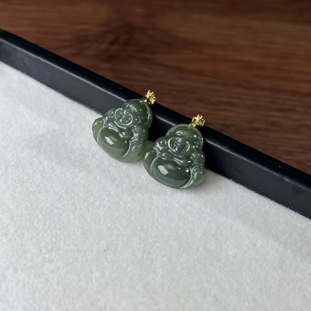 【缺货】s925银和田王佛公吊坠多样性发一 20*19*5mm YLL0333