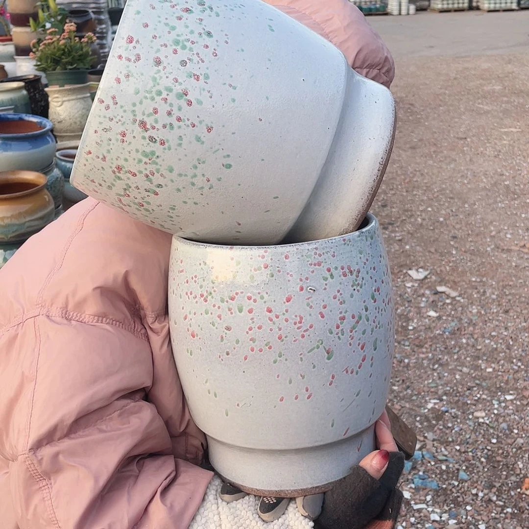 红陶王嫂花盆0204-571
