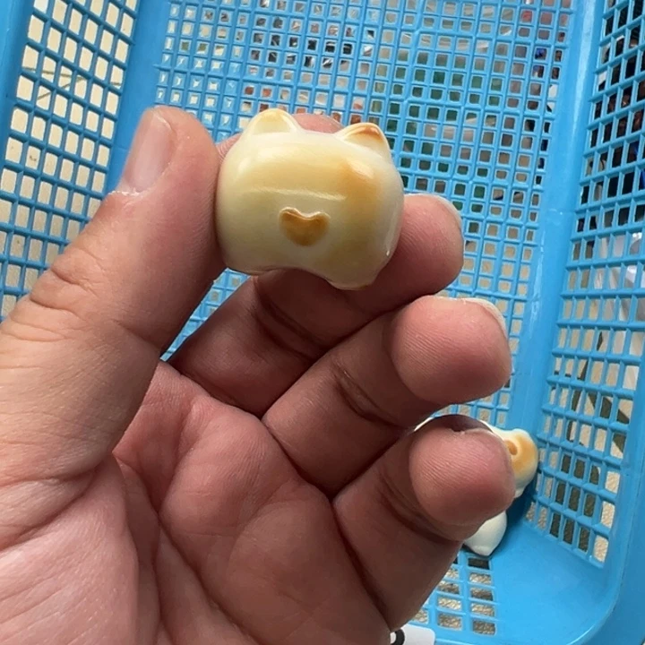 吊坠白玉菩提白色5483